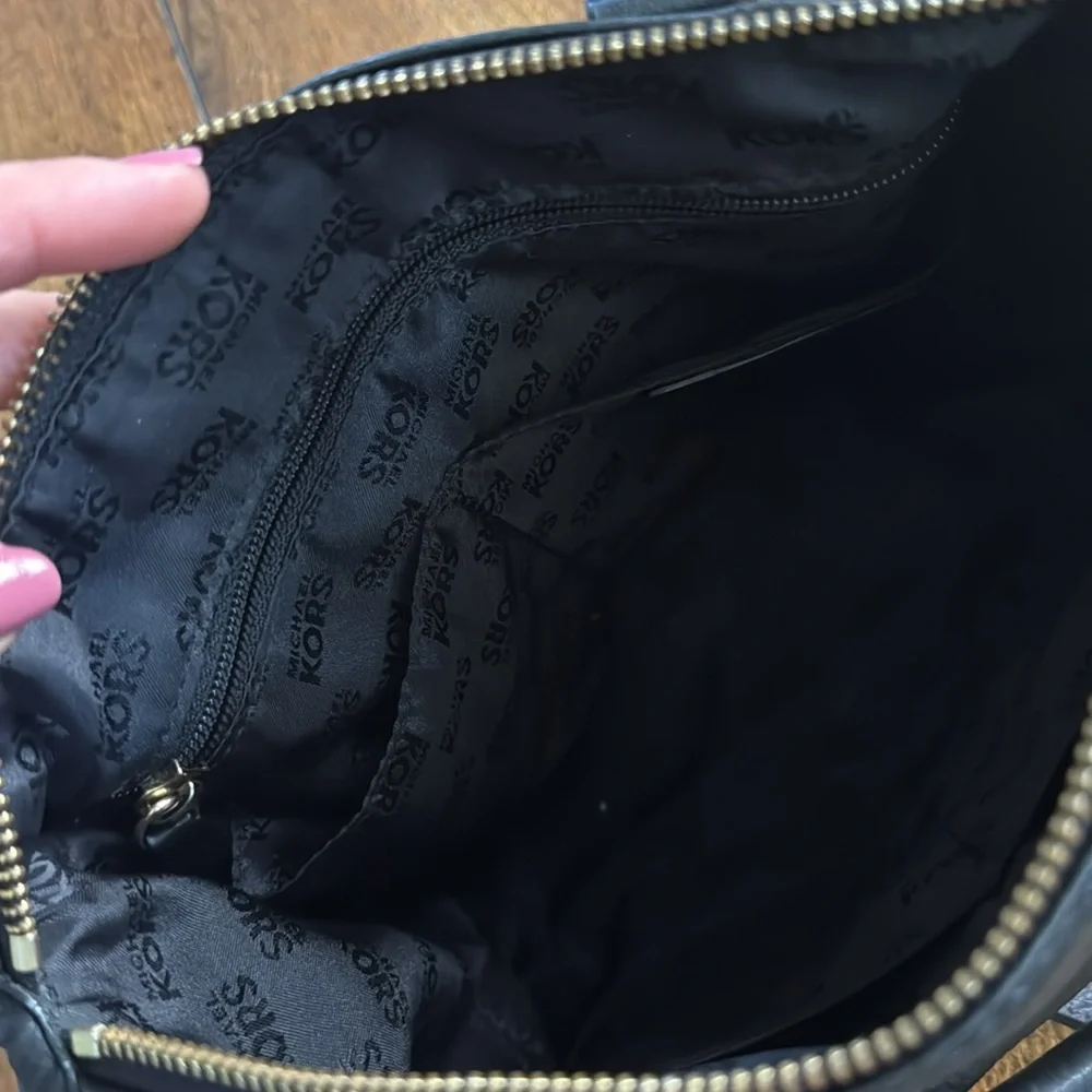 Michael Kors Black Leather Crossbody